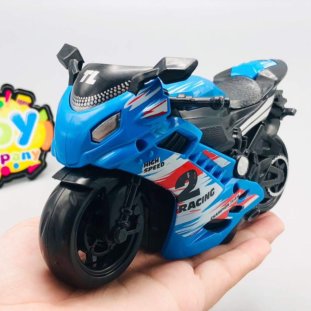 1Pcs ABS Inertial Power Mini Racing Bike