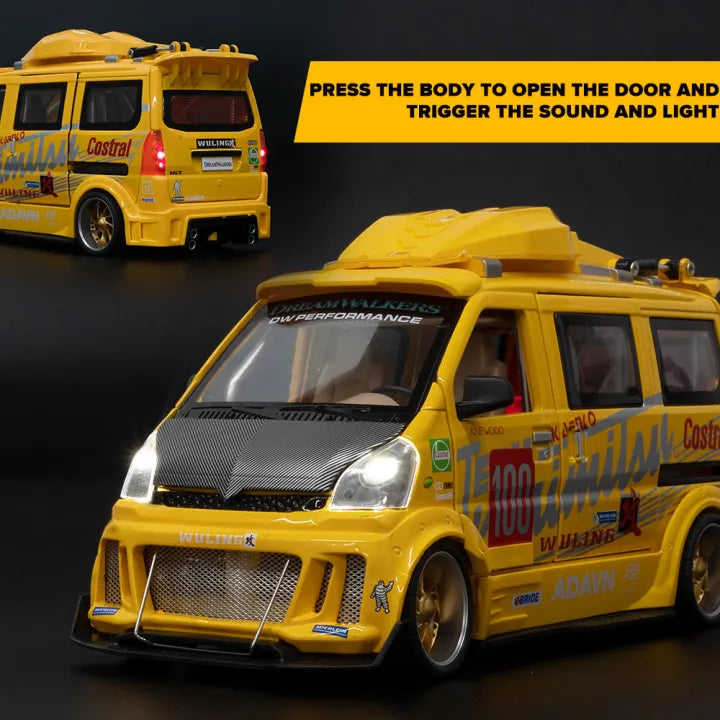 1:24 Diecast Modified Wuling Advan Van