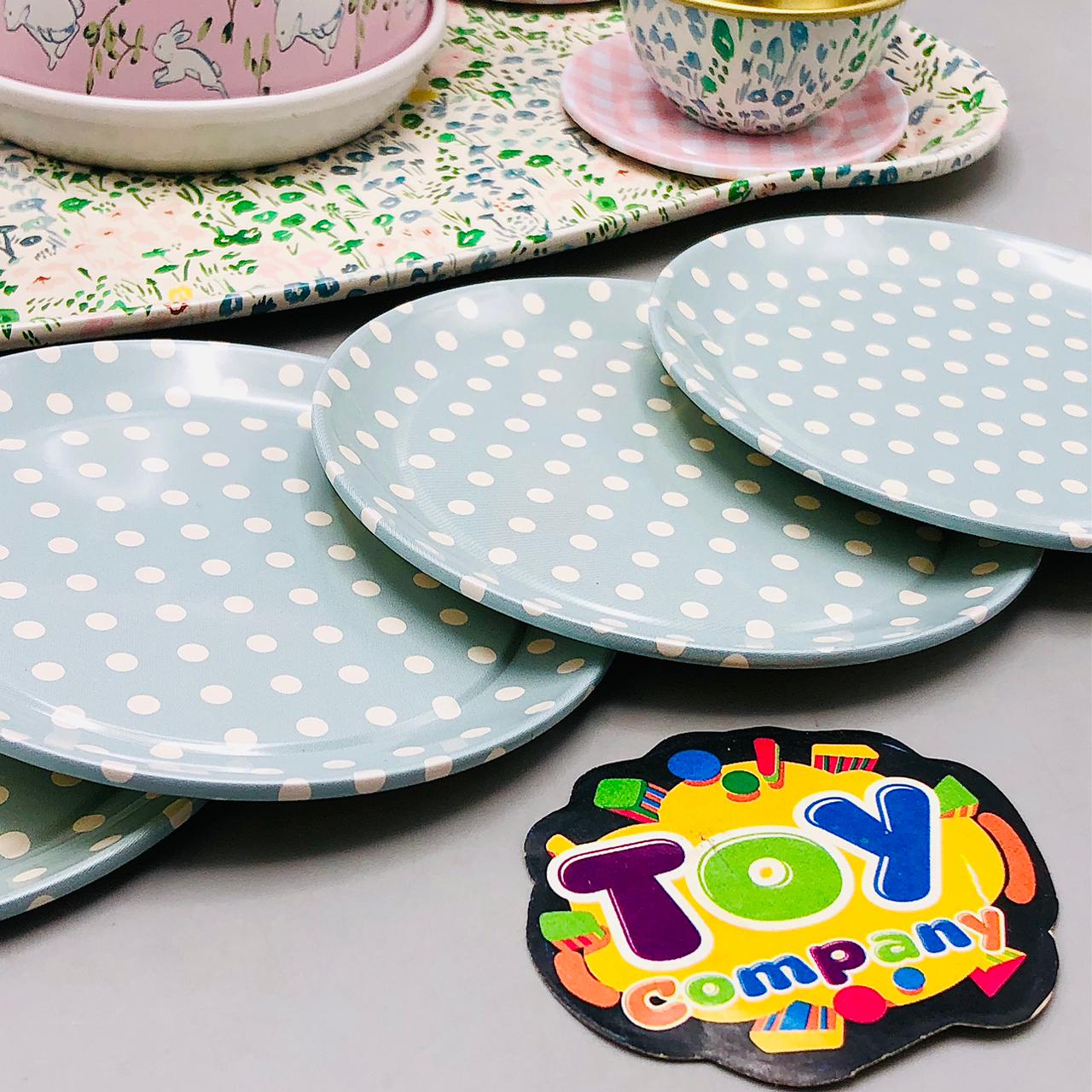 14Pcs Kids Refined Metal Tea Set