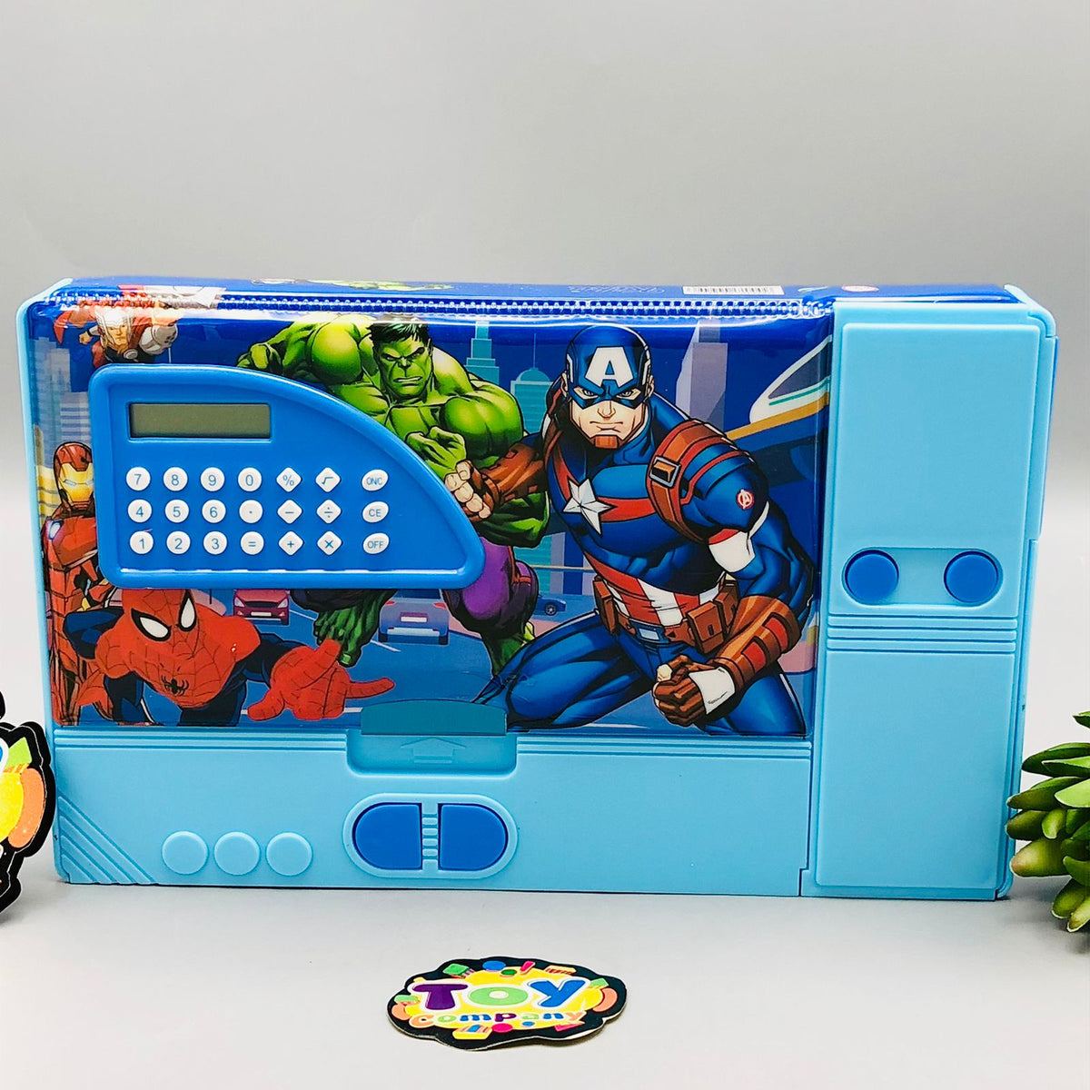 Jumbo Calculator Geometry Box With 2 Pencils For Boys - Assortment