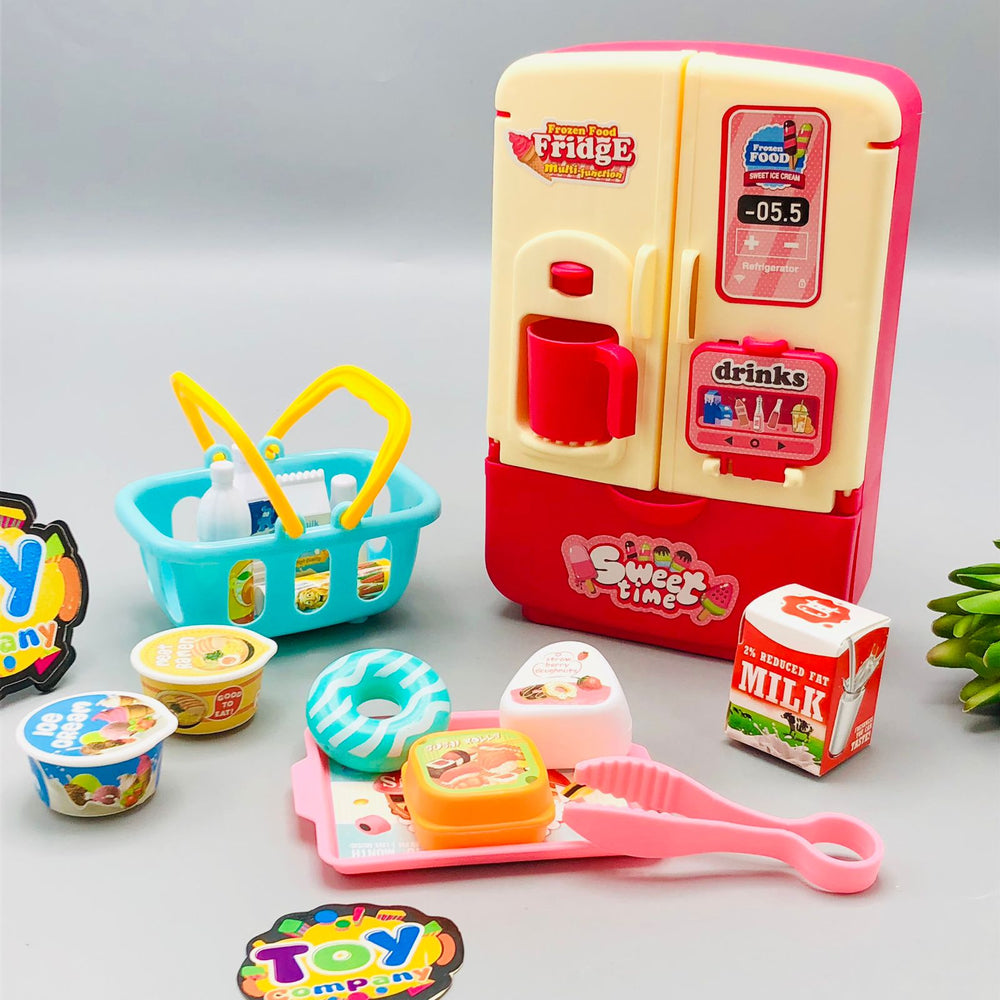 Pretend Play Frozen Food Refrigerator Set