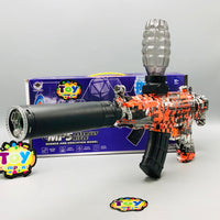 MP5 Water Bullet Shooting Gun With Colorful Lights Silencer