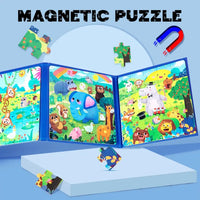 3in1 Magnetic Jigsaw Levelled Puzzle Book - Assortment