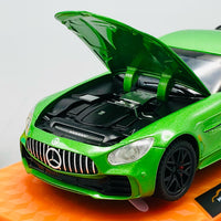 1:32 Diecast Mercedes AMG GT With Acrylic Display Box - Green