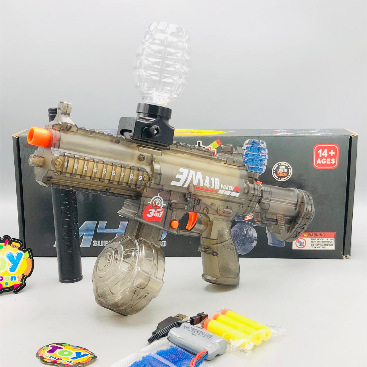 M416 Rechargeable Soft Bullet & Gel Blaster Shooting Gun