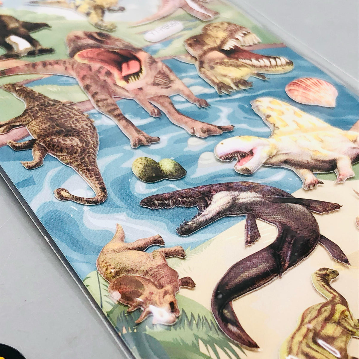 3D Dinosaur Themed Sticker - 1Pc