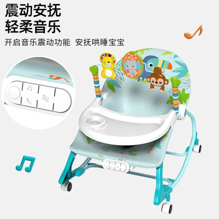 3in1 Multi-functional Baby Dining Plate Chair - Blue