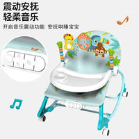3in1 Multi-functional Baby Dining Plate Chair - Blue