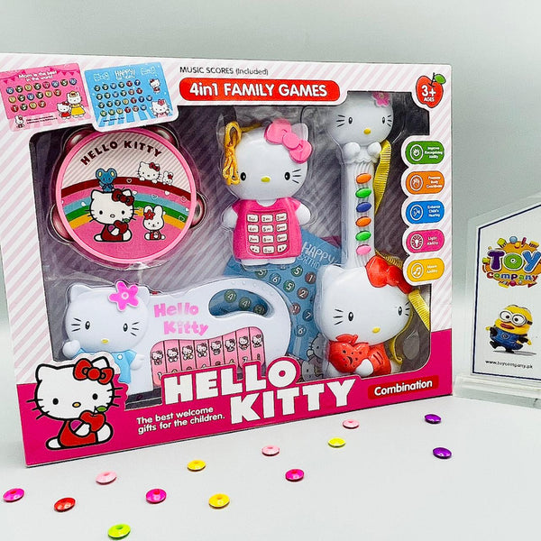 Hello Kitty 4 in 1 Musical Set