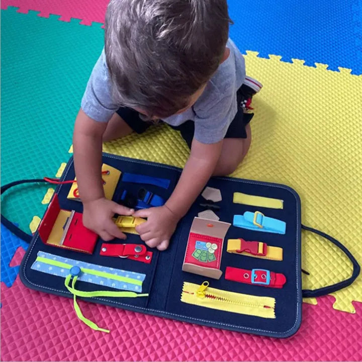 Multi-functional Toddlers Basic Skills Busy Bag