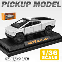 1:36 Diecast Tesla Pickup Truck