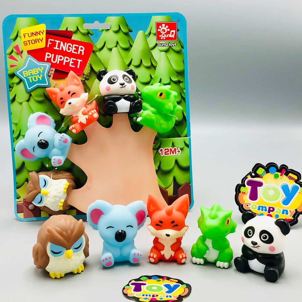 5Pcs Panda Animal Themed Finger Puppet