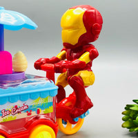 Thumbnail for Iron Hero Ice Cream Bicycle With Light & Music