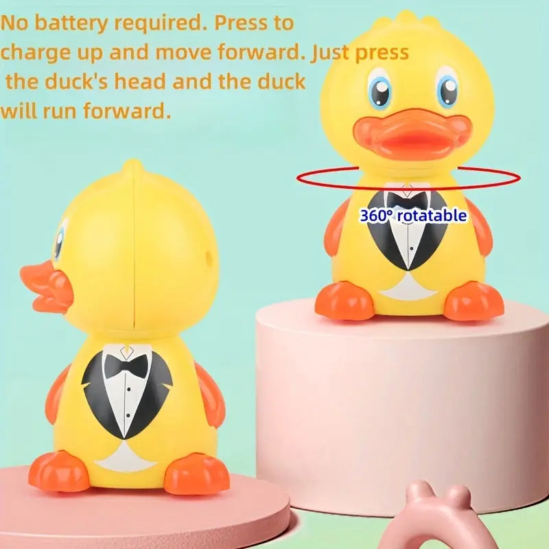 Press & Go Cute Friction Duck - 1Pc