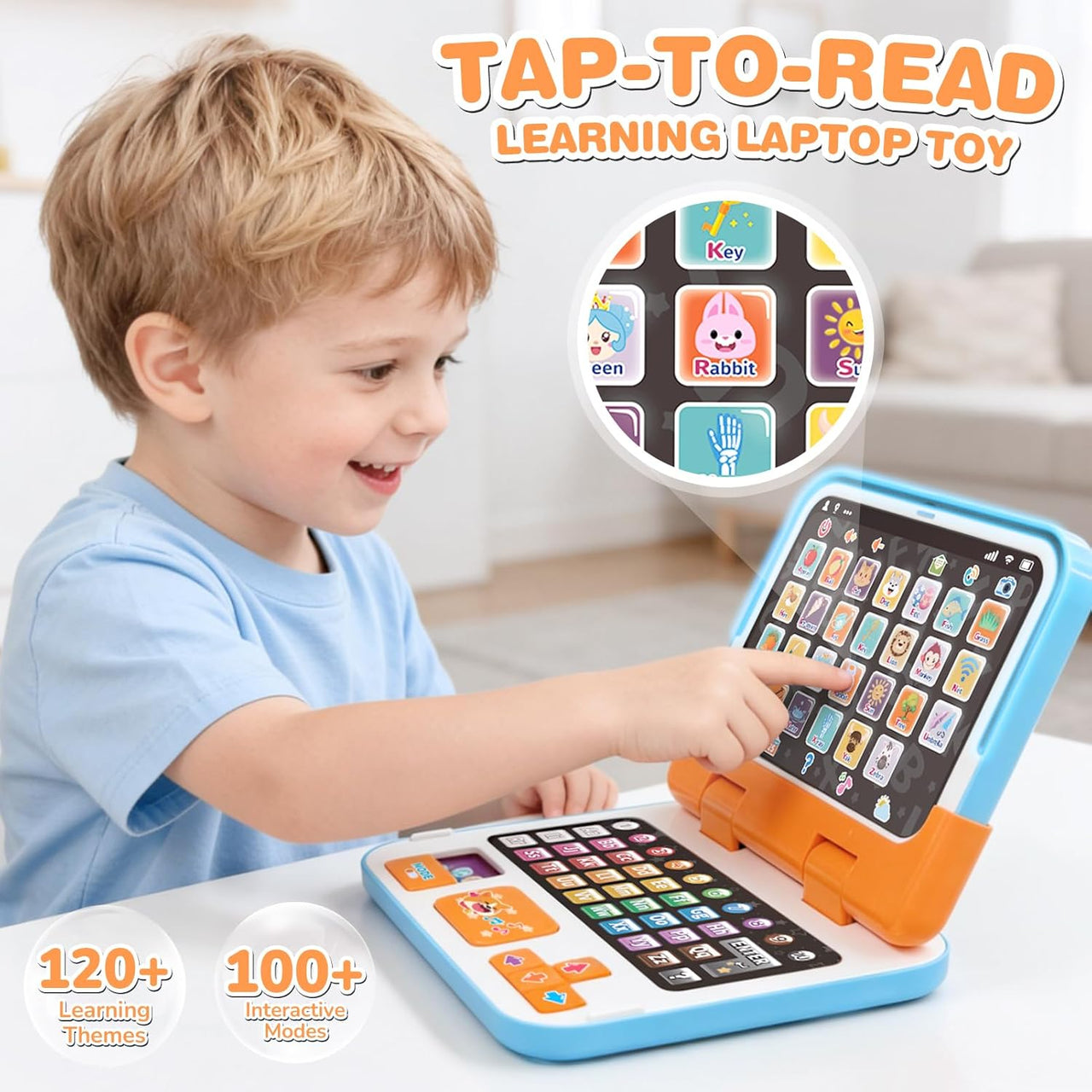 Kids 2in1 Alphabet & Words Learning Laptop