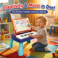 2in1 Kids Electronic Organ Piano & Drawing Board
