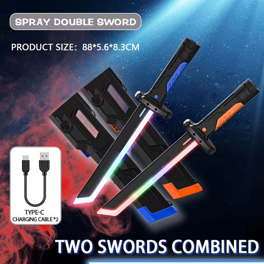 2in1 Kids Light-up Sword With Light & Smoke