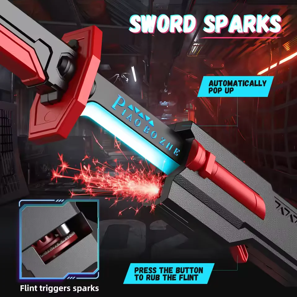 2in1 Kids Light-up Sword With Sound & Smoke 
