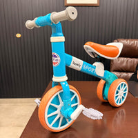 2in1 Kids Mini Tricycle & Balance Bike - Blue