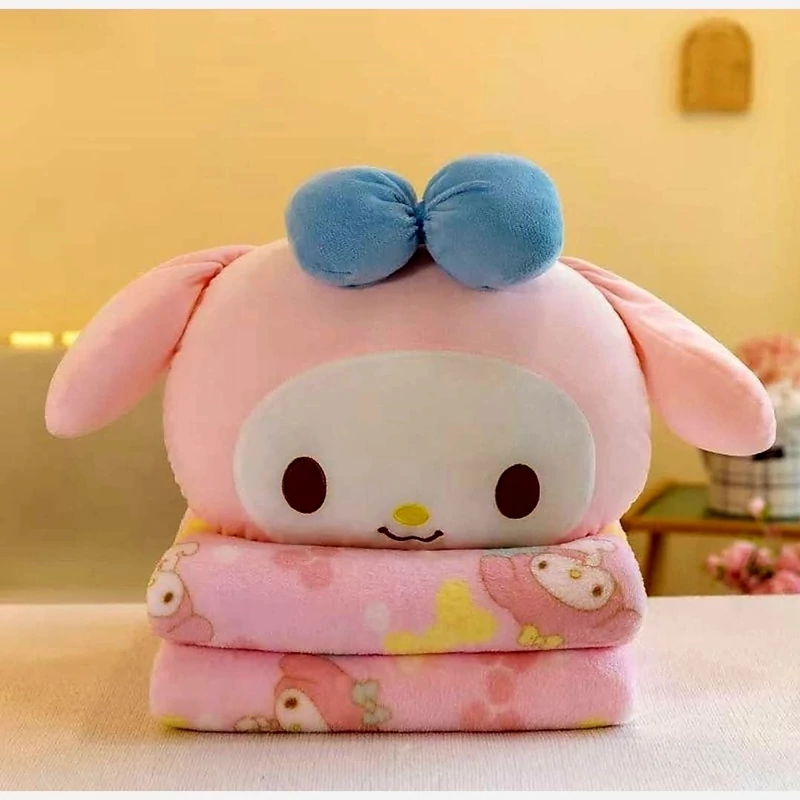 2in1 Kids Premium My Melody Pillow & Fleece Blanket