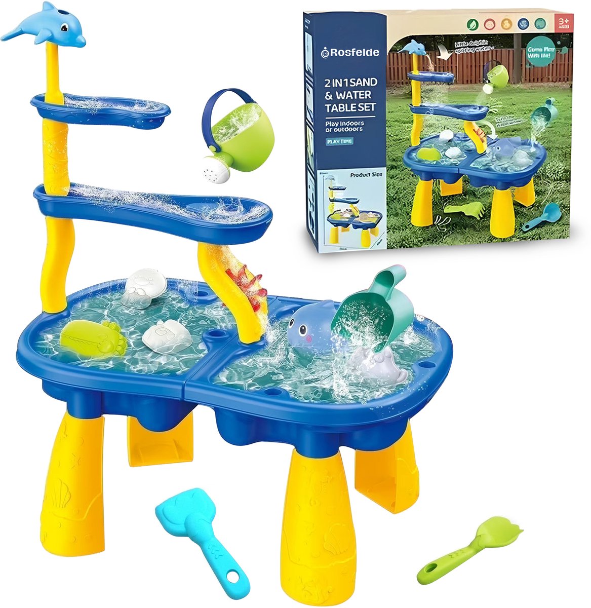 2in1 Kids Sand & Water Table Fun Set Set