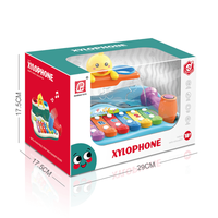 2in1 Montessori Puppy Musical Xylophone With Hammer & Balls