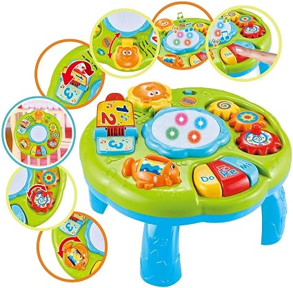 2in1 Musical Learning Table With Light & Sound