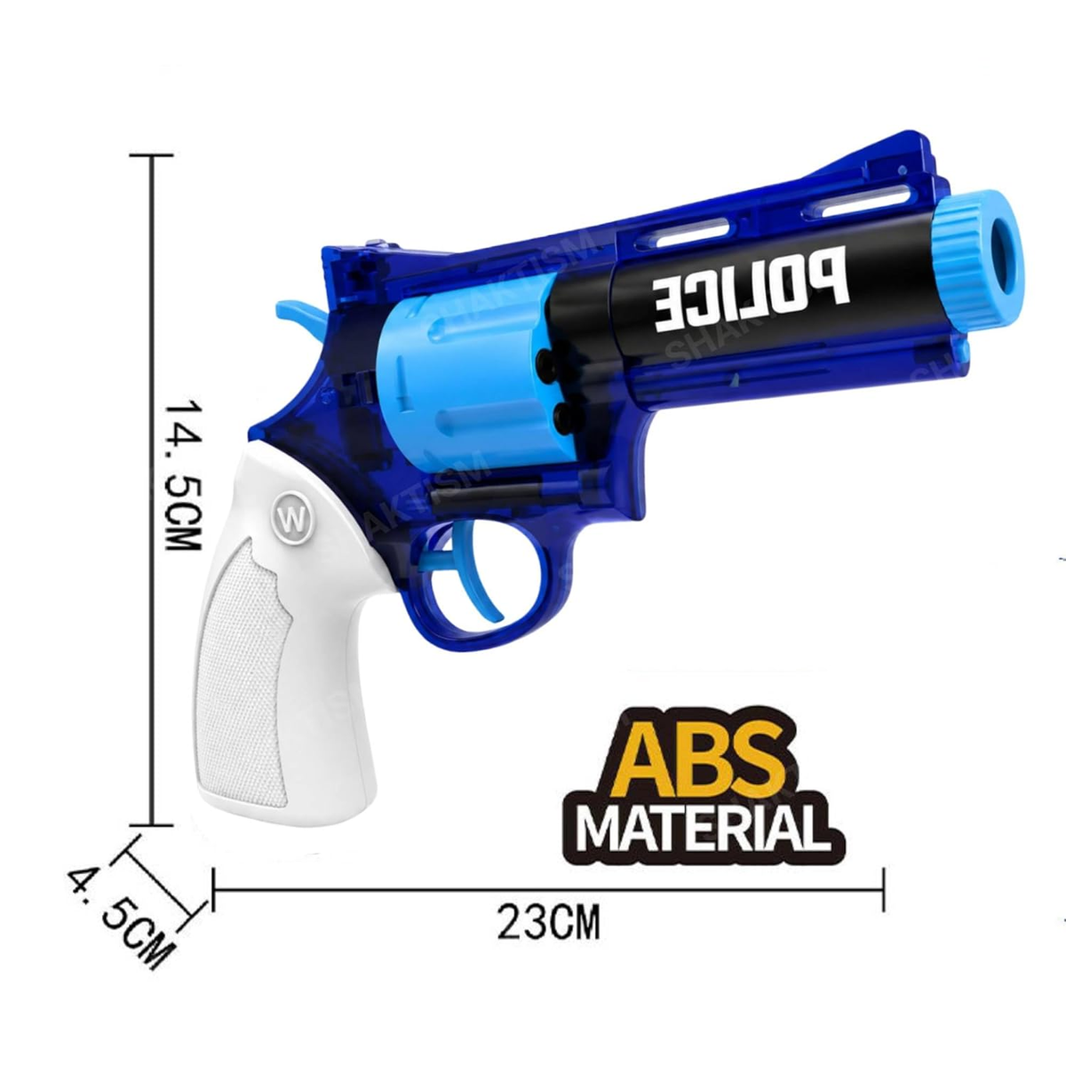 2in1 Police Protector Soft Bullet & Water Shooting Revolver