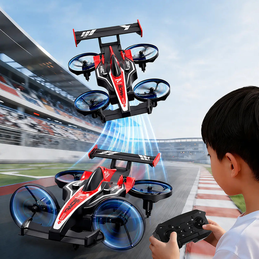2in1 RC ABS Land & Air Flying Fast Speed Car