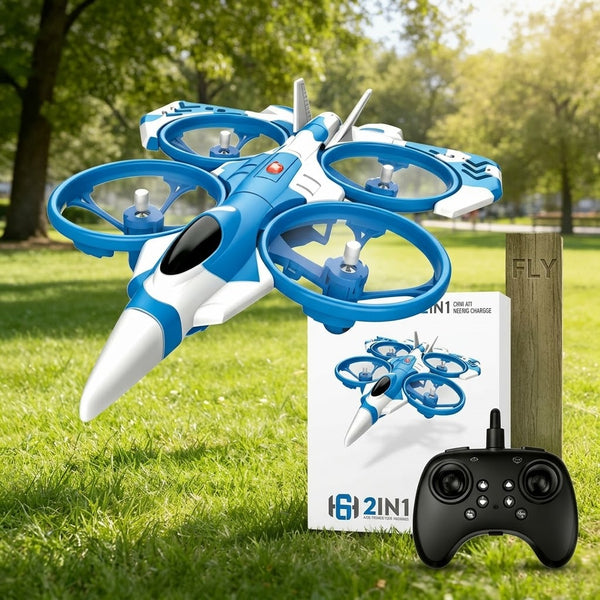 2in1 RC ABS  Land & Air Flying Fighter Jet