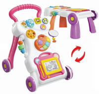 2in1 Multi-functional Baby Learning Musical Walker - Purple