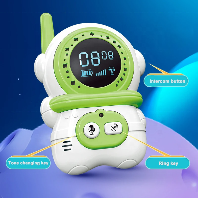 2Pcs Kids Mini Walkie Talkie Watch