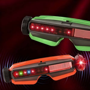 2Pcs Kids Pretend Play Laser Shoot Binocular Toy