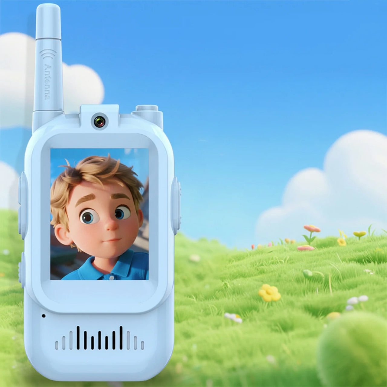 2Pcs Rechargeable Kids Video Walkie Talkie