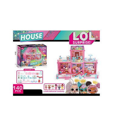 L.O.L Surprise Doll House - 140 Pcs