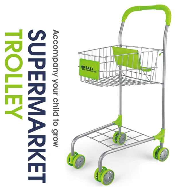Supermarket Metal Trolley-Baby Shopping Cart