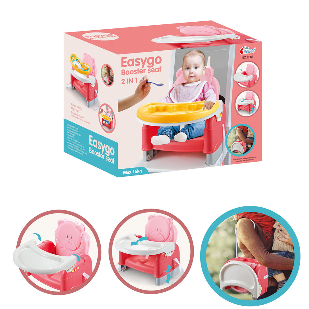 Foldable Booster Seat With Table