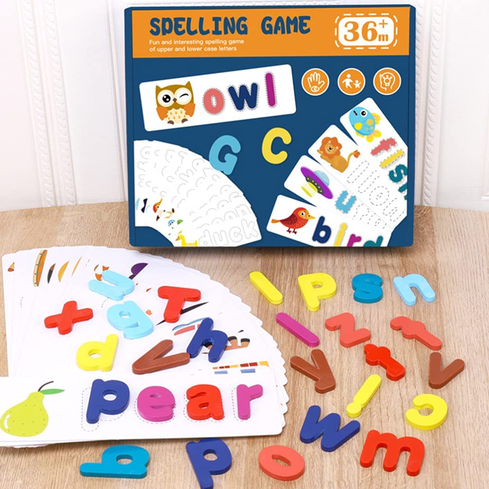 Wooden Spelling Game Educational Toy