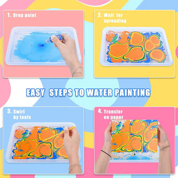 DIY The Master Of The Ebru Water Marble Painting