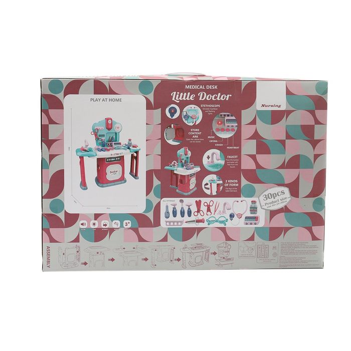 Little Doctor Medical Desk Play Set-30 Pcs