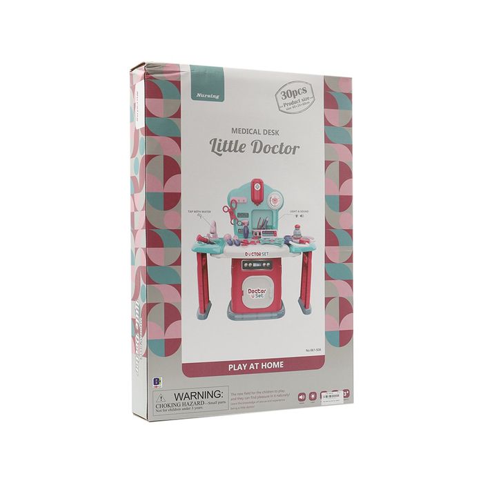 Little Doctor Medical Desk Play Set-30 Pcs