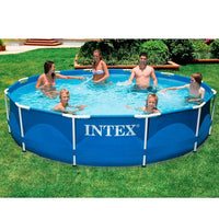 Thumbnail for INTEX 8ftx20in Metal Frame Family Pool