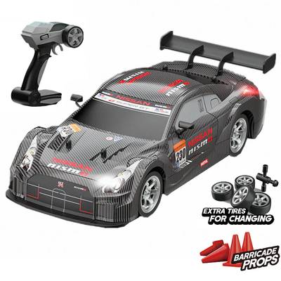 30Km/h 2.4GHz RC 4WD Nissan GTR Drifting Car