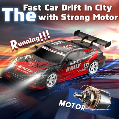 30Km/h 2.4GHz RC 4WD Nissan GTR Drifting Car