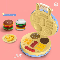 30Pcs DIY Manual Burger & Cake Play Dough Machine