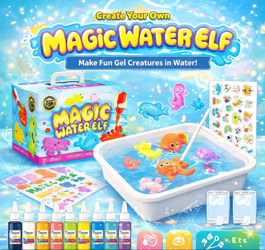 30Pcs DIY Colorful Magic Water Elf Kit
