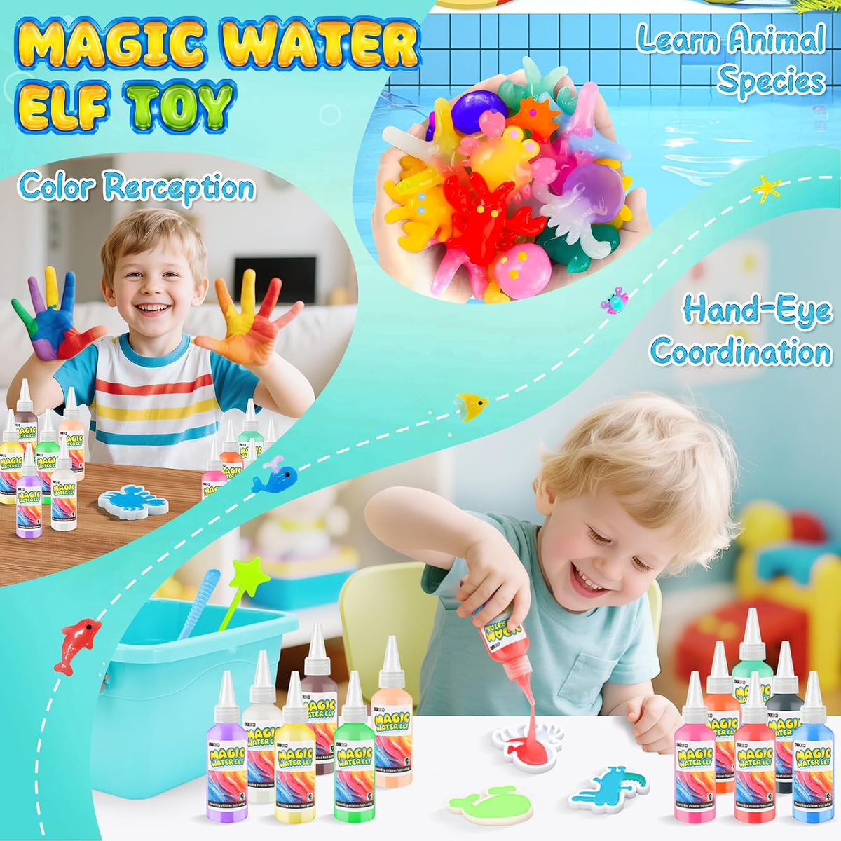 30Pcs DIY Colorful Magic Water Elf Kit