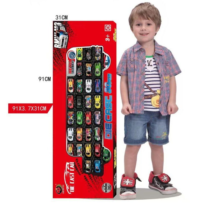 30Pcs Mini Diecast Pullback Racing Cars Set