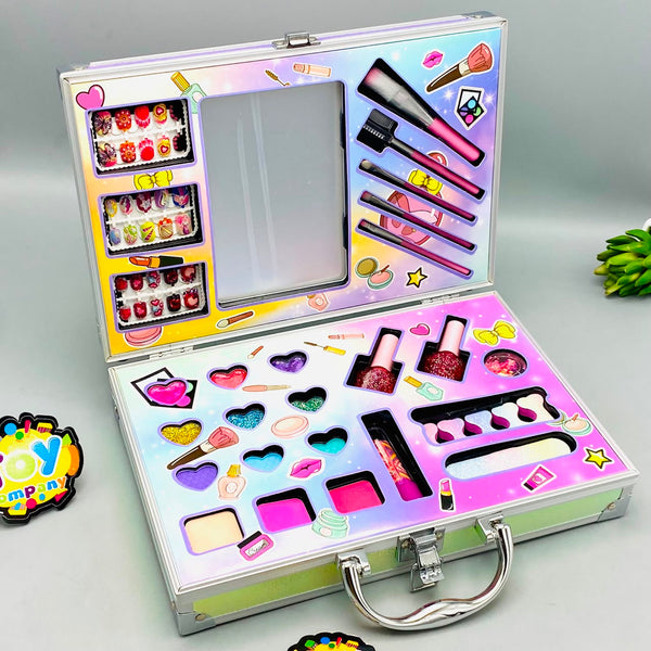 30Pcs Realistic Disney Princess Makeup Briefcase