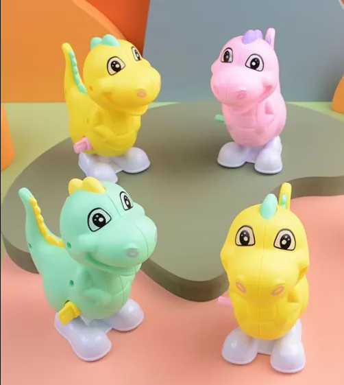 Kids Friction Dinosaur Wind-Up Toy - 1Pc
